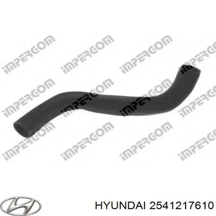 2541217610 Hyundai/Kia Шланг/патрубок радіатора охолодження, нижній