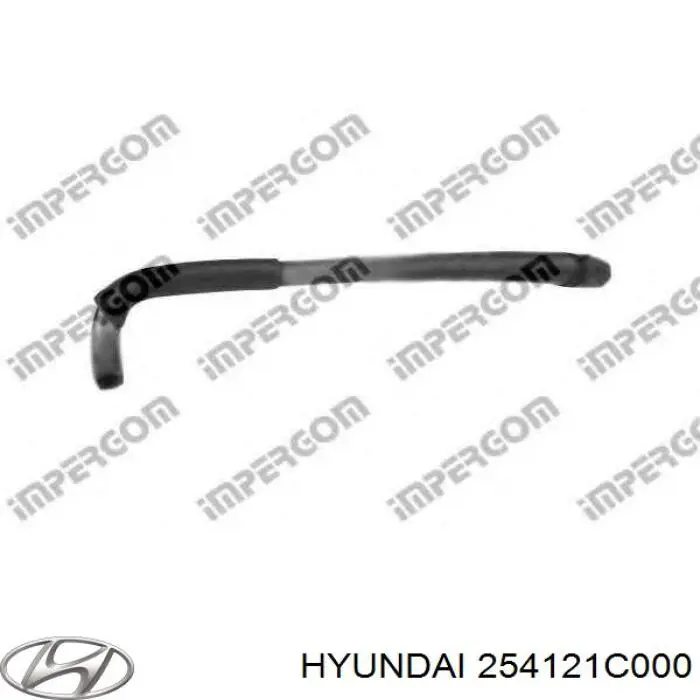 Шланг/патрубок радіатора охолодження, нижній Hyundai/Kia 254121C000 ціна, від 12.67 USD