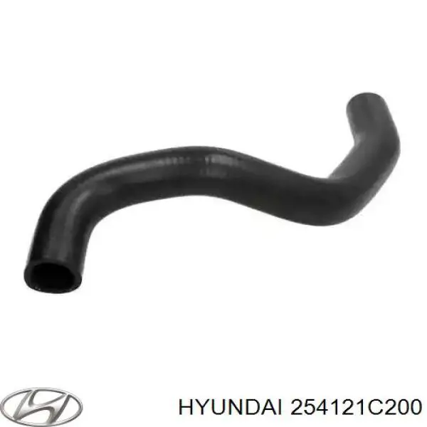 Шланг/патрубок радіатора охолодження, нижній Hyundai/Kia 254121C200 ціна, від 8.46 USD