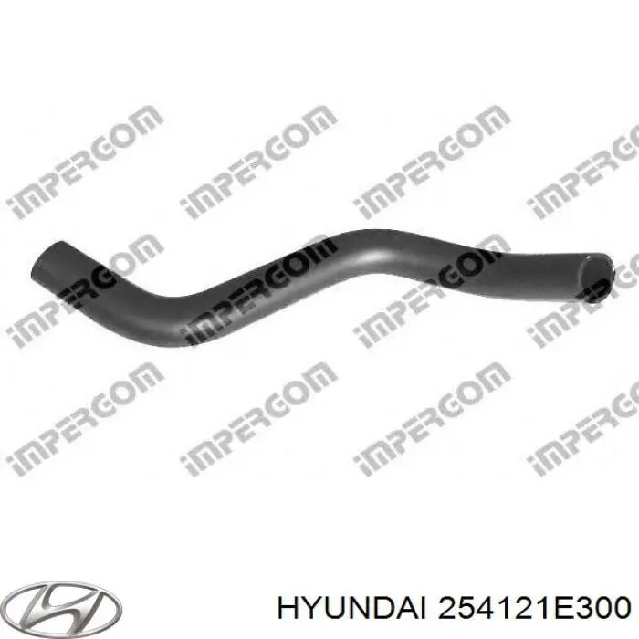 Шланг/патрубок радіатора охолодження, нижній Hyundai/Kia 254121E300 ціна, від 5.89 USD