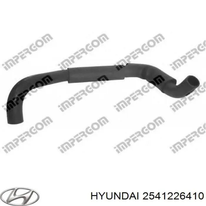 Купити 2541226410 Hyundai/Kia Шланг/патрубок радіатора охолодження, нижній