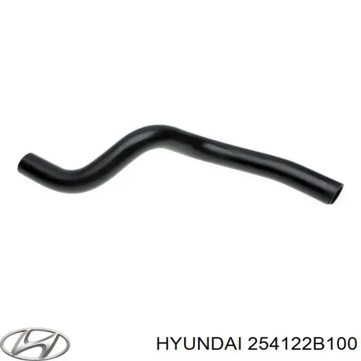 Шланг/патрубок радіатора охолодження, нижній Hyundai/Kia 254122B100 ціна, від 17.40 USD