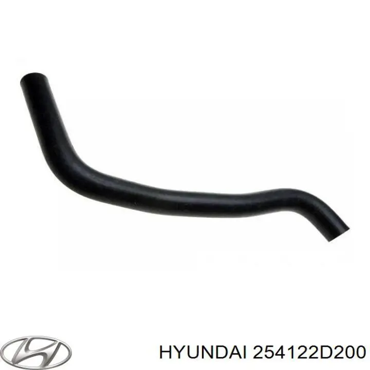 254122D200 Hyundai/Kia Шланг/патрубок радіатора охолодження, нижній