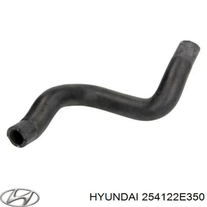 Шланг/патрубок радіатора охолодження, нижній Hyundai/Kia 254122E300