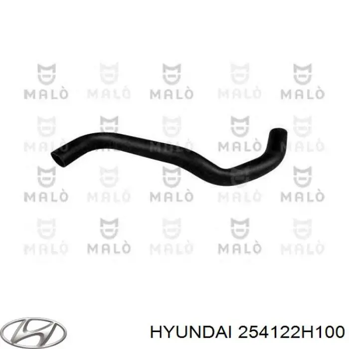 Шланг/патрубок радіатора охолодження, нижній Hyundai/Kia 254122H100 ціна, від 25.55 USD