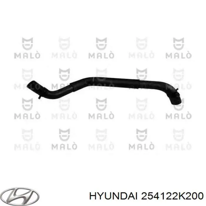 Шланг/патрубок радіатора охолодження, нижній Hyundai/Kia 254122K200 ціна, від 38.00 USD