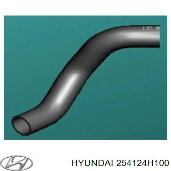 254124H100 Hyundai/Kia Шланг/патрубок радіатора охолодження, нижній