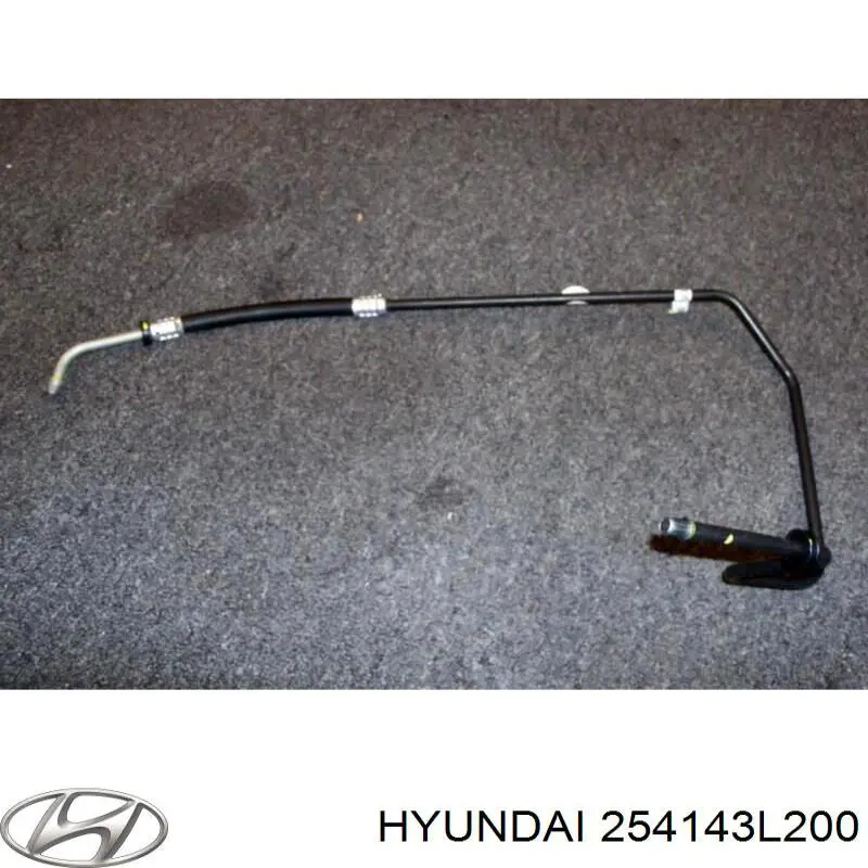 254143L200 Hyundai/Kia шланг/патрубок радіатора охолодження, верхній