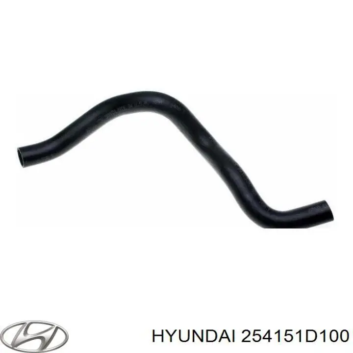 Шланг/патрубок радіатора охолодження, нижній Hyundai/Kia 254151D100 ціна, від 8.87 USD