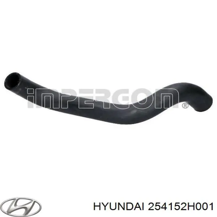Купити 254152H001 Hyundai/Kia Шланг/патрубок радіатора охолодження, нижній
