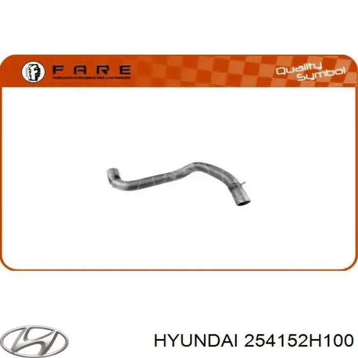 Купити 254152H100 Hyundai/Kia Шланг/патрубок радіатора охолодження, нижній