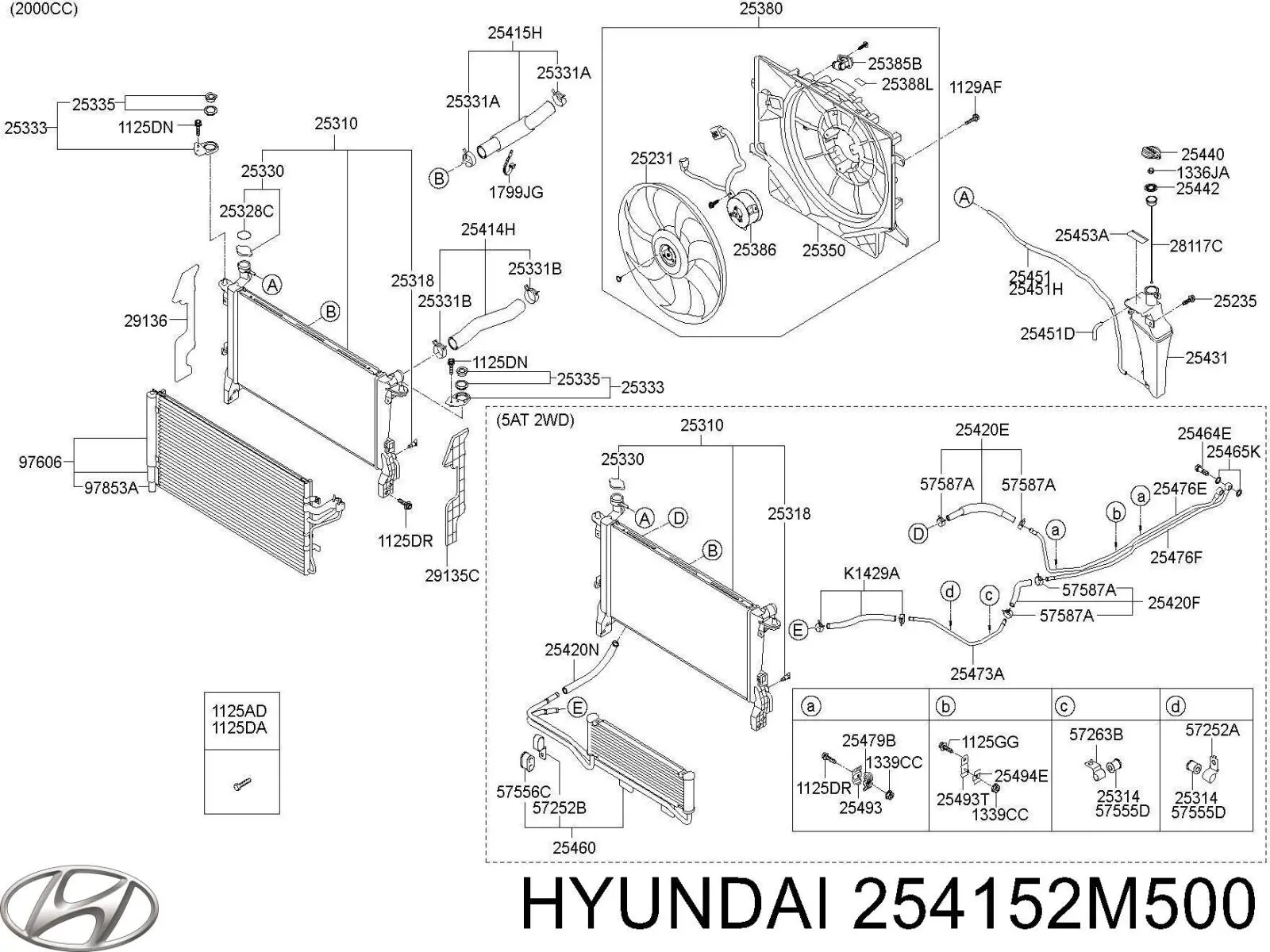  254152M500 Hyundai/Kia