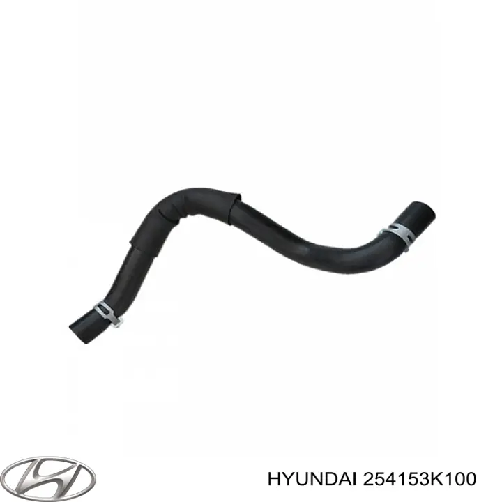 Шланг/патрубок радіатора охолодження, нижній Hyundai Sonata (NF) (Хендай Соната)