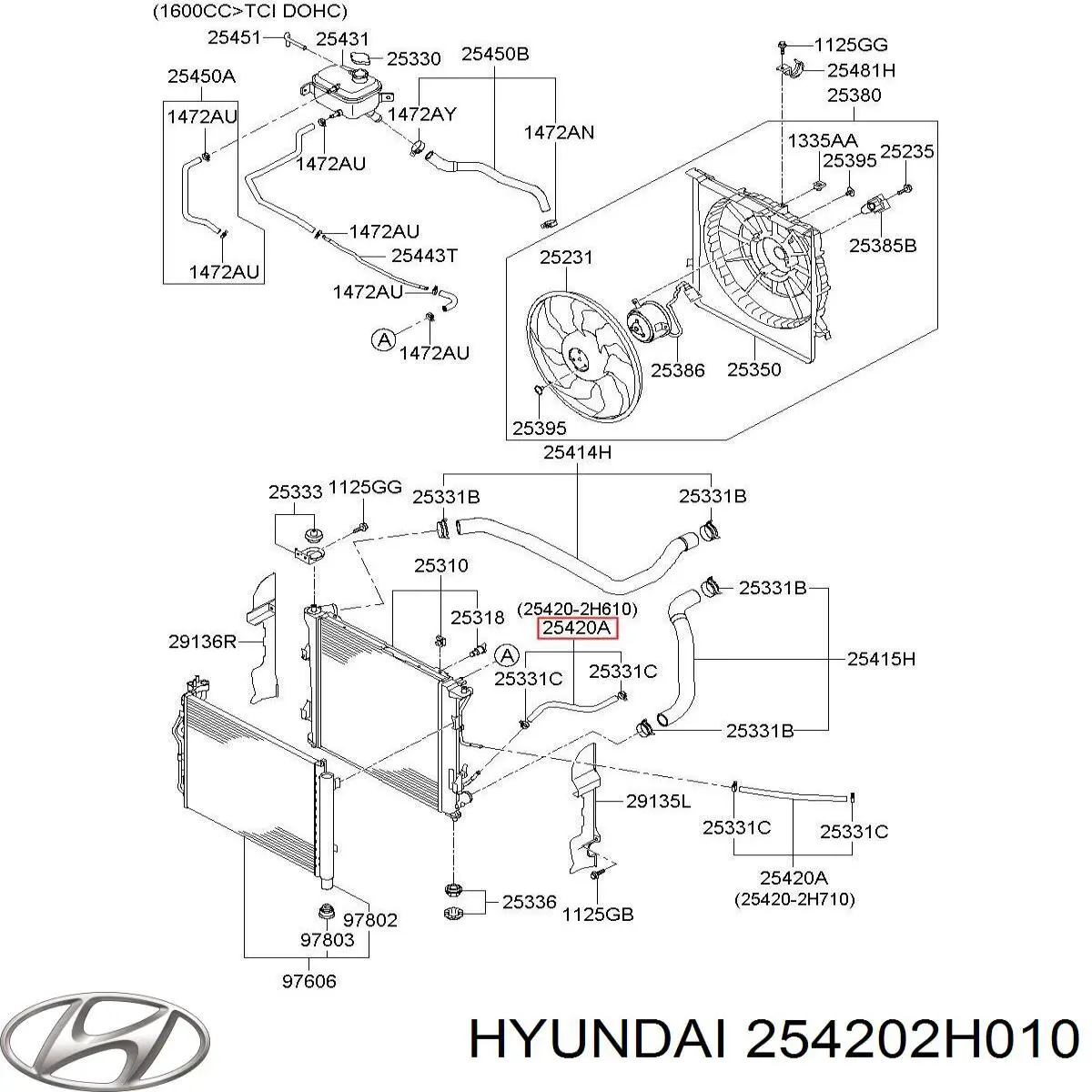  254202H010 Hyundai/Kia