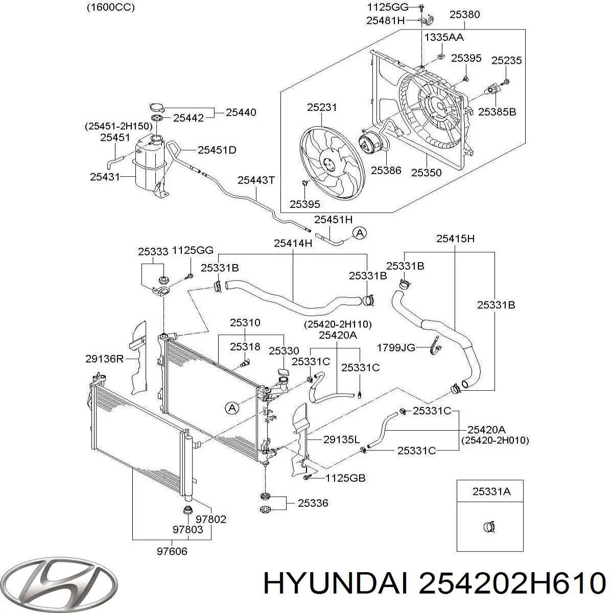  254202H610 Hyundai/Kia