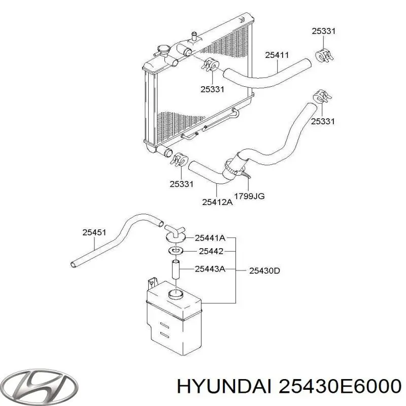 25430E6000 Hyundai/Kia 
