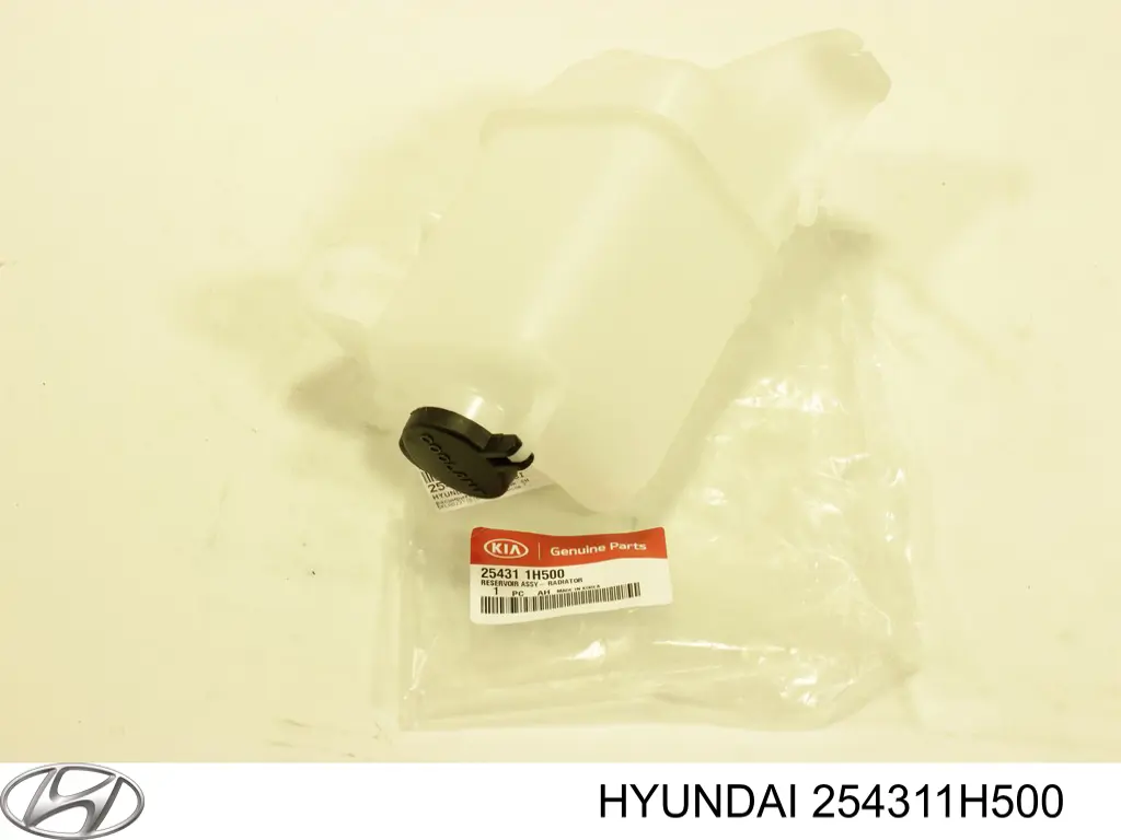 Бачок системи охолодження двигуна розширювальний Hyundai/Kia 254311H500 ціна, від 26.57 USD