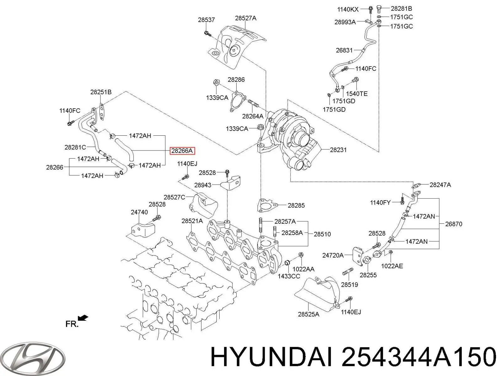 254344A150 Hyundai/Kia 