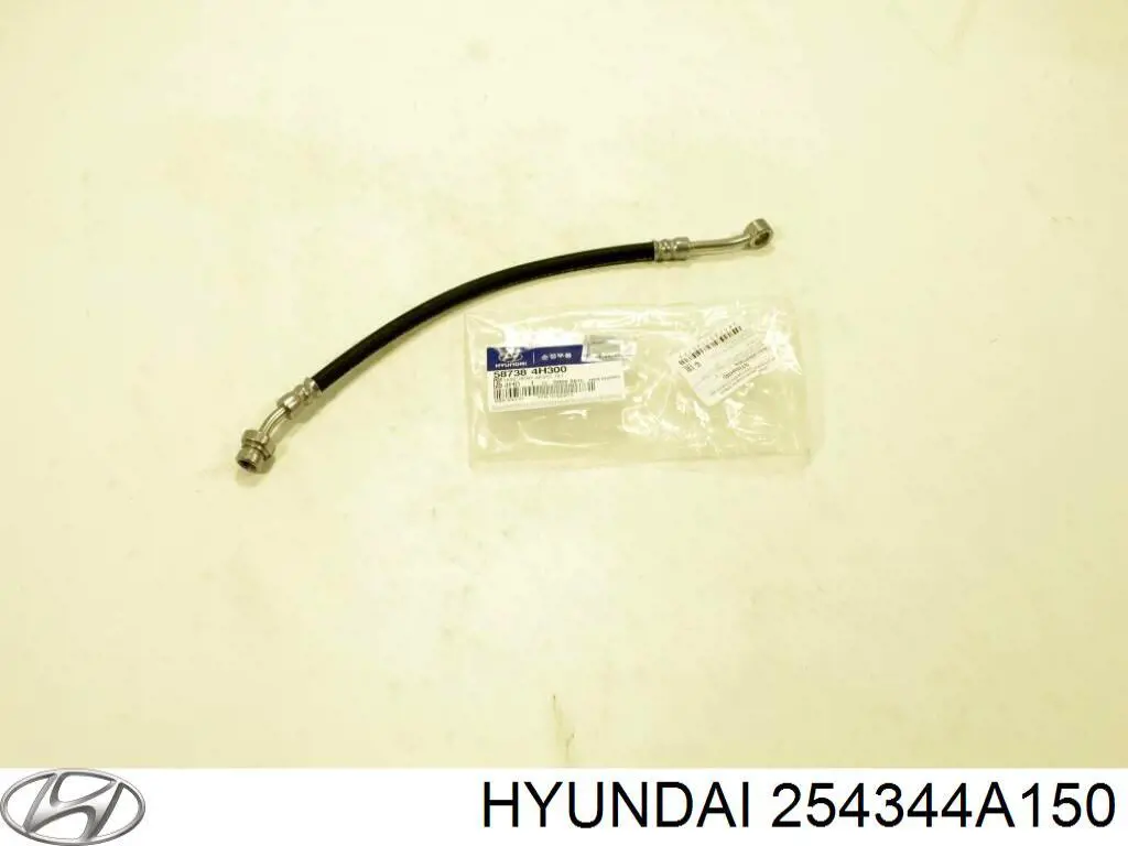 Купити 254344A150 Hyundai/Kia Шланг/патрубок рідинного охолодження турбіни, обратка