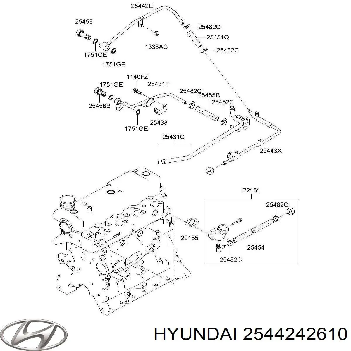 2544242610 Hyundai/Kia 