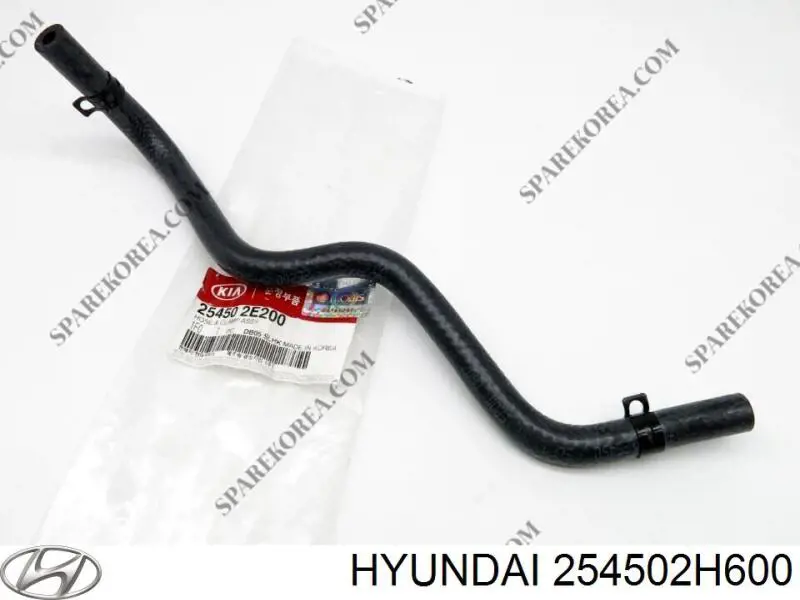 Шланг/патрубок радіатора охолодження, верхній 254502H600 Hyundai/Kia
