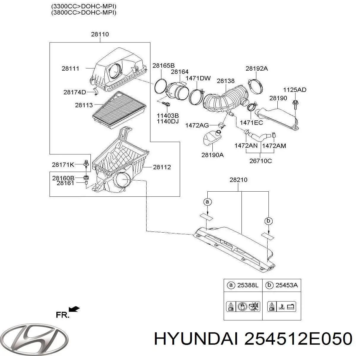 254512E050 Hyundai/Kia 