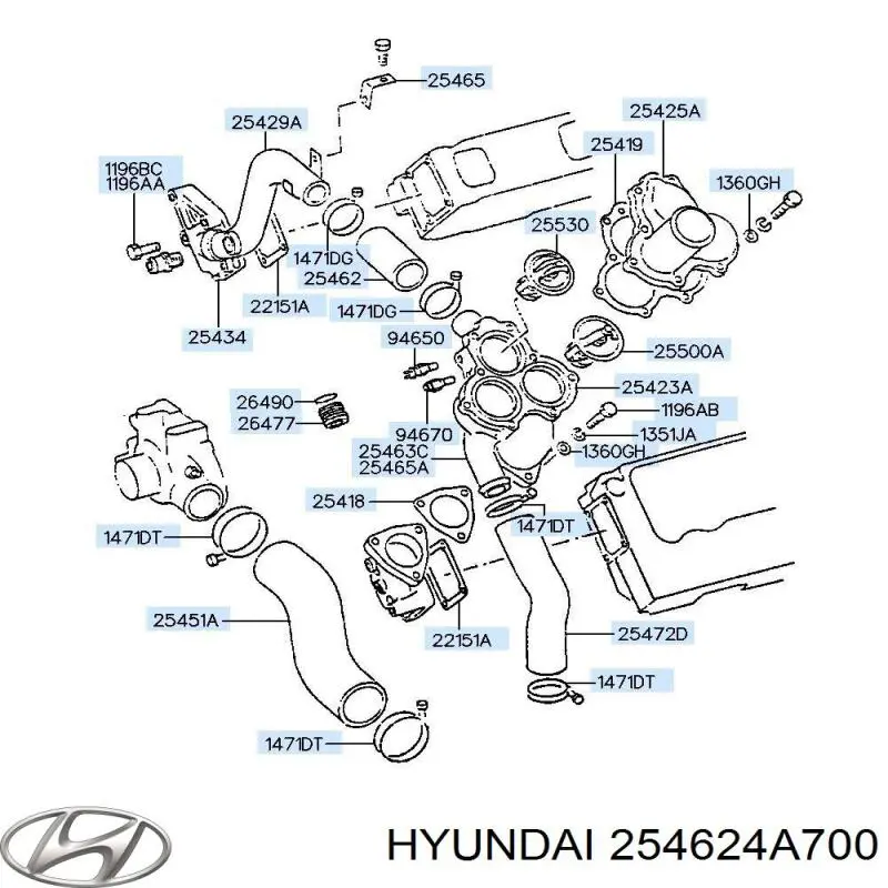  254624A700 Hyundai/Kia