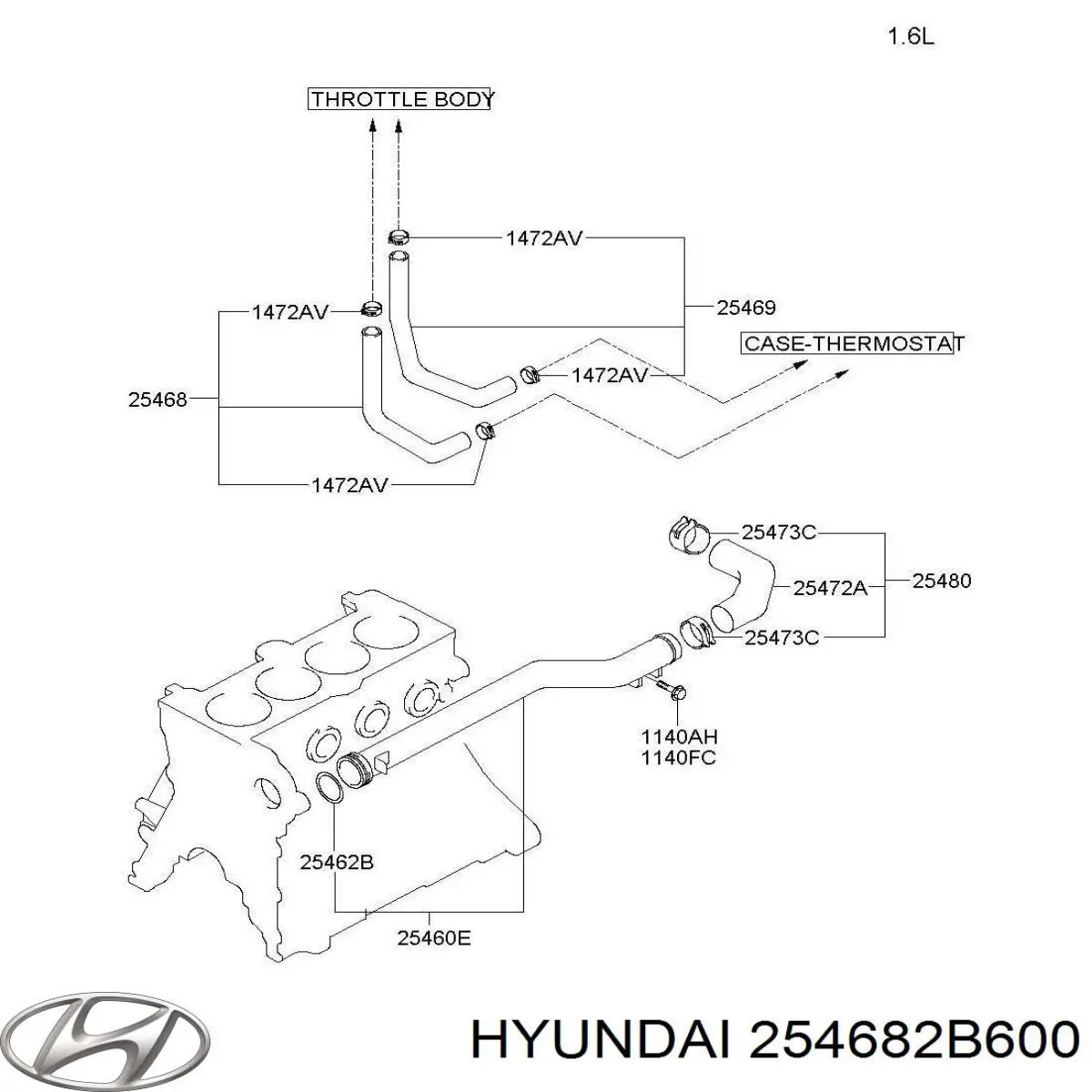 254682B600 Hyundai/Kia 