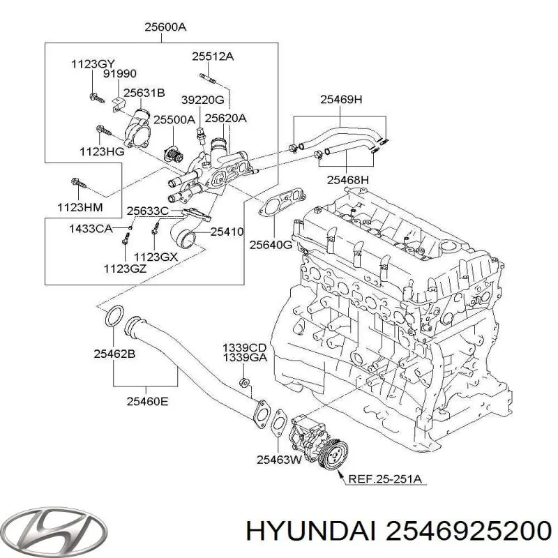  Hyundai/Kia 2546925200 ціна, від 6.35 USD