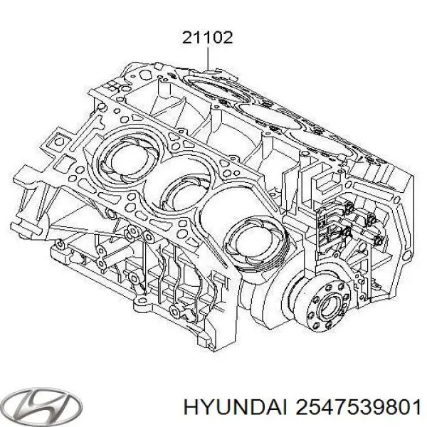  Hyundai/Kia 2547539801 ціна, від  USD