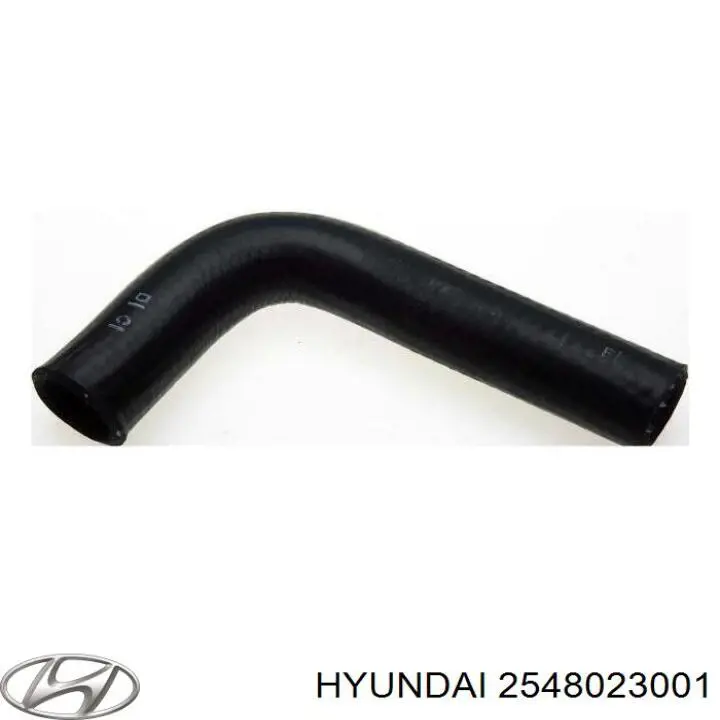 2548023001 Hyundai/Kia шланг (патрубок термостата)