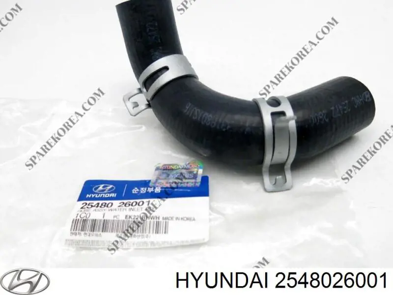 2548026001 Hyundai/Kia шланг/патрубок системи охолодження