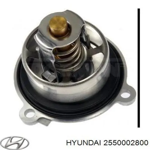 Автомобільний термостат Hyundai/Kia 2550002800 ціна, від 7.90 USD