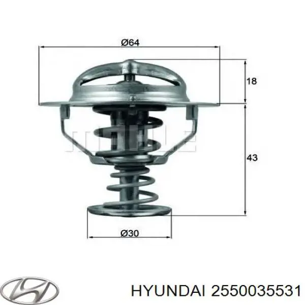  Термостат Hyundai Sonata 4