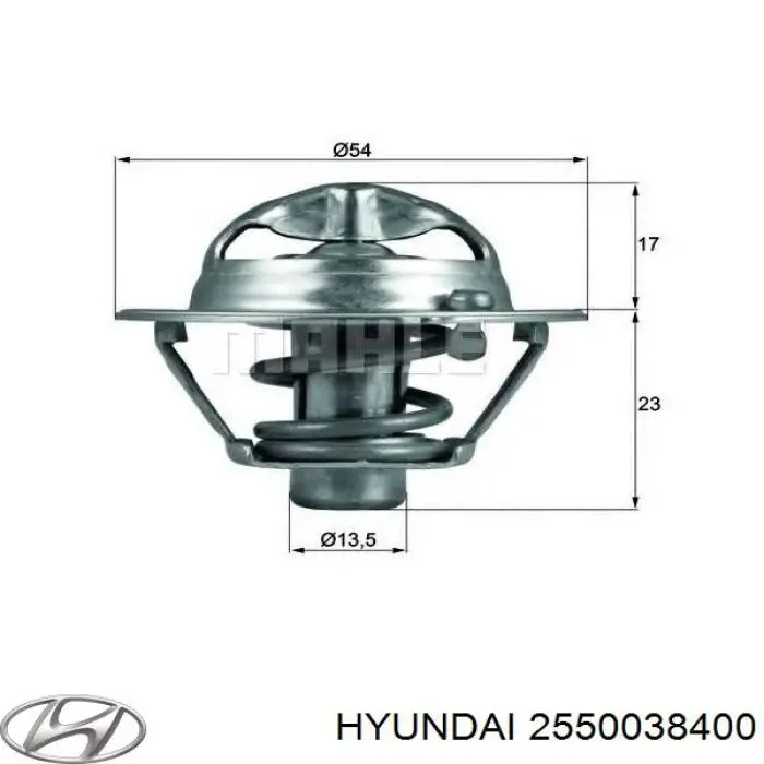 Термостат 2550038400 Hyundai/Kia