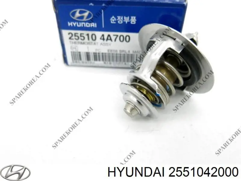Автомобільний термостат Hyundai/Kia 2551042000 ціна, від 10.22 USD