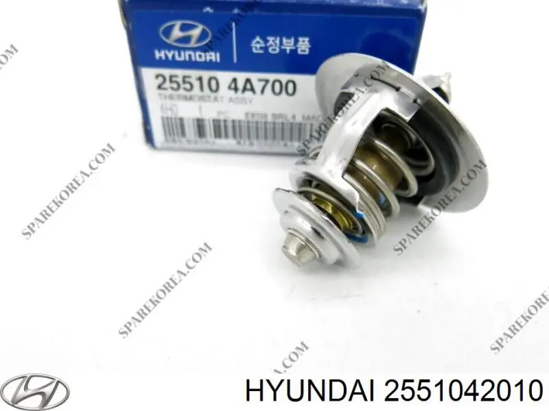 Купити 2551042010 Hyundai/Kia Термостат в корпусі