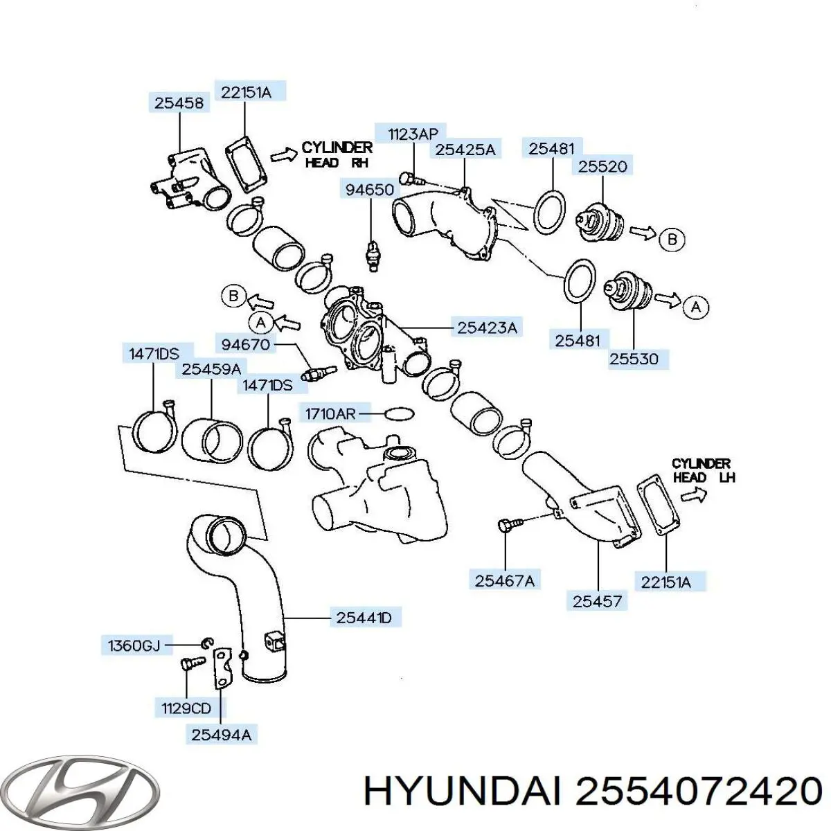  Hyundai/Kia 2554072420 ціна, від 21.63 USD
