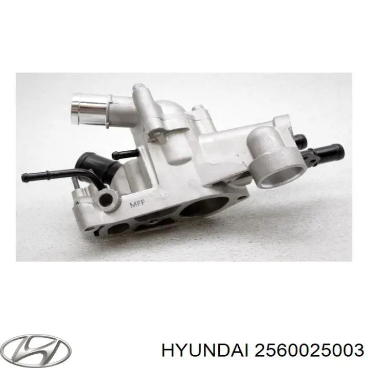 2560025003 Hyundai/Kia Корпус термостата в зборі