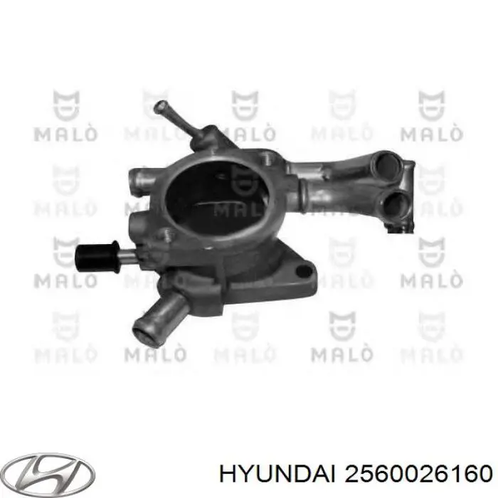 2560026160 Hyundai/Kia Корпус термостата в зборі