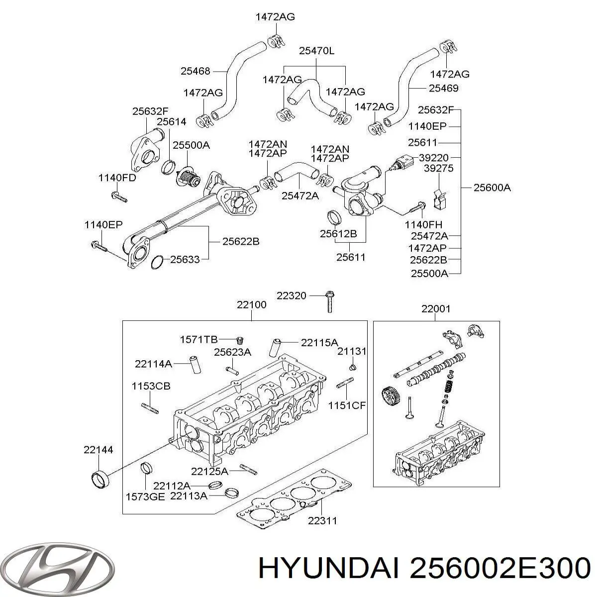  256002E300 Hyundai/Kia