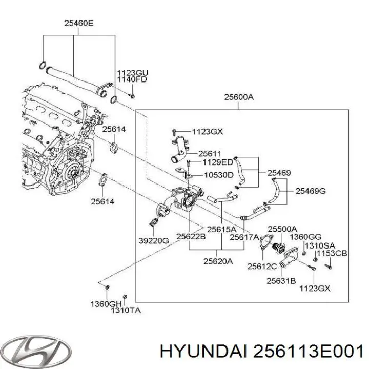 256113E001 Hyundai/Kia 