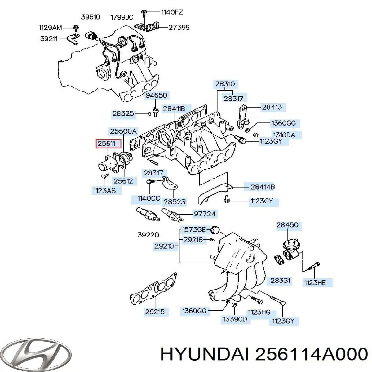  256114A000 Hyundai/Kia