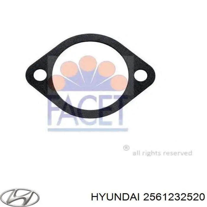 2561232520 Hyundai/Kia прокладка корпусу термостата