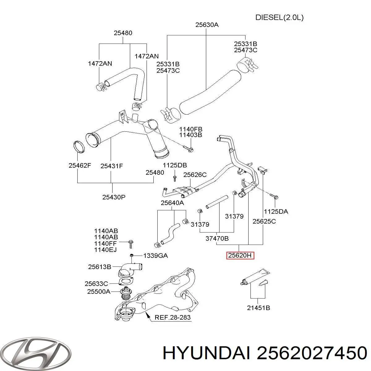  2562027450 Hyundai/Kia