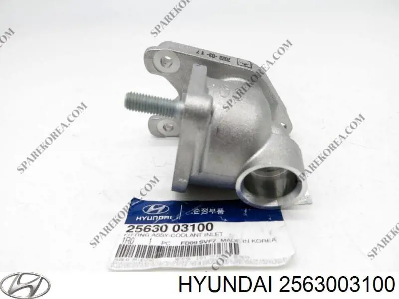 Кожух термостата Hyundai/Kia 2563003100 ціна, від 43.20 USD