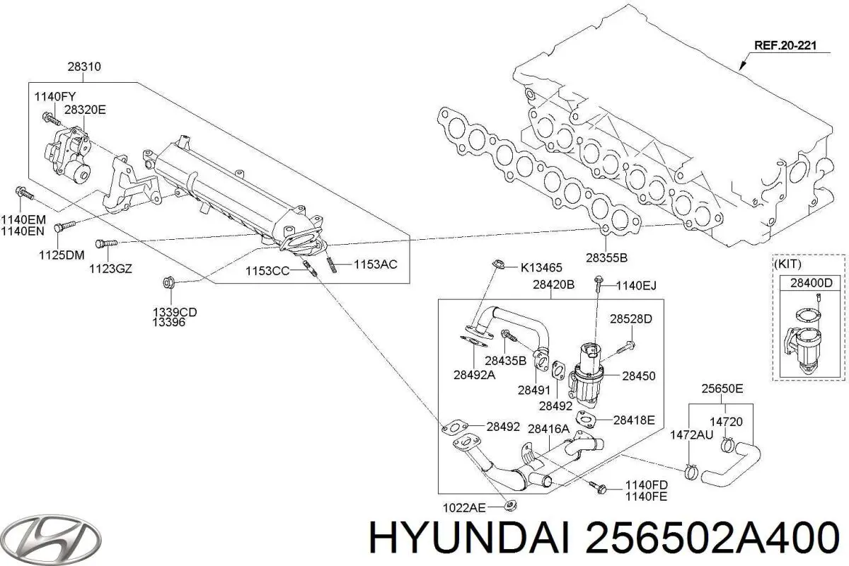 Купити 256502A400 Hyundai/Kia 