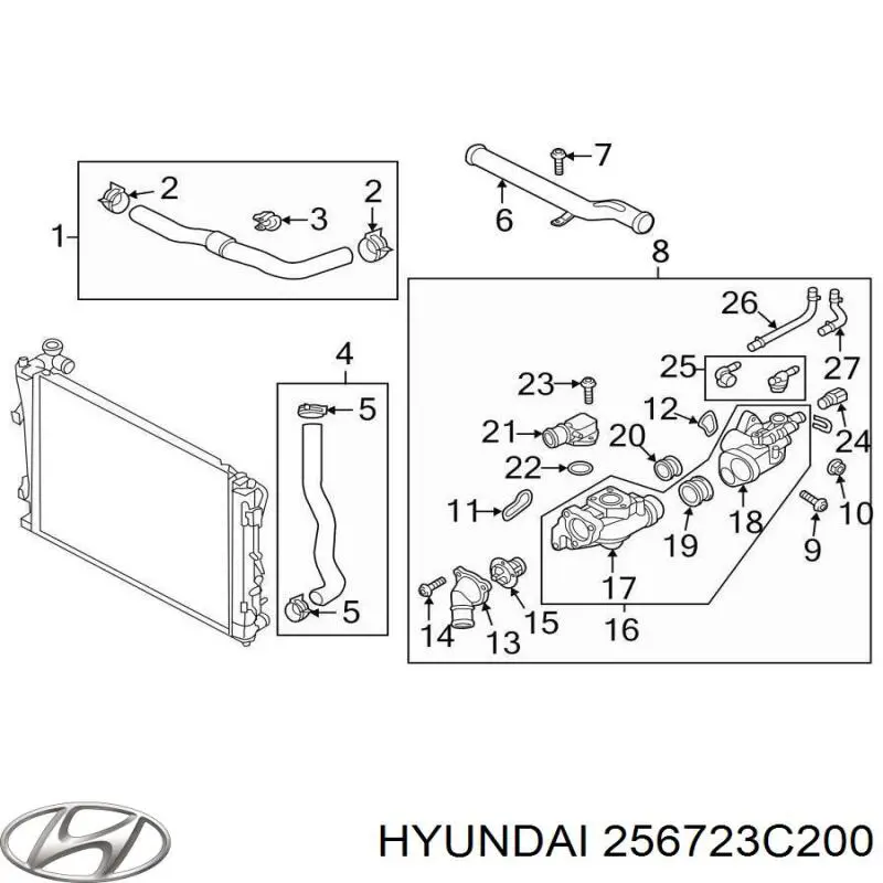 Купити 256723C200 Hyundai/Kia 