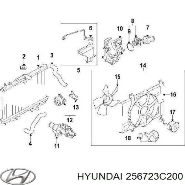  Hyundai/Kia 256723C200 ціна, від 25.50 USD