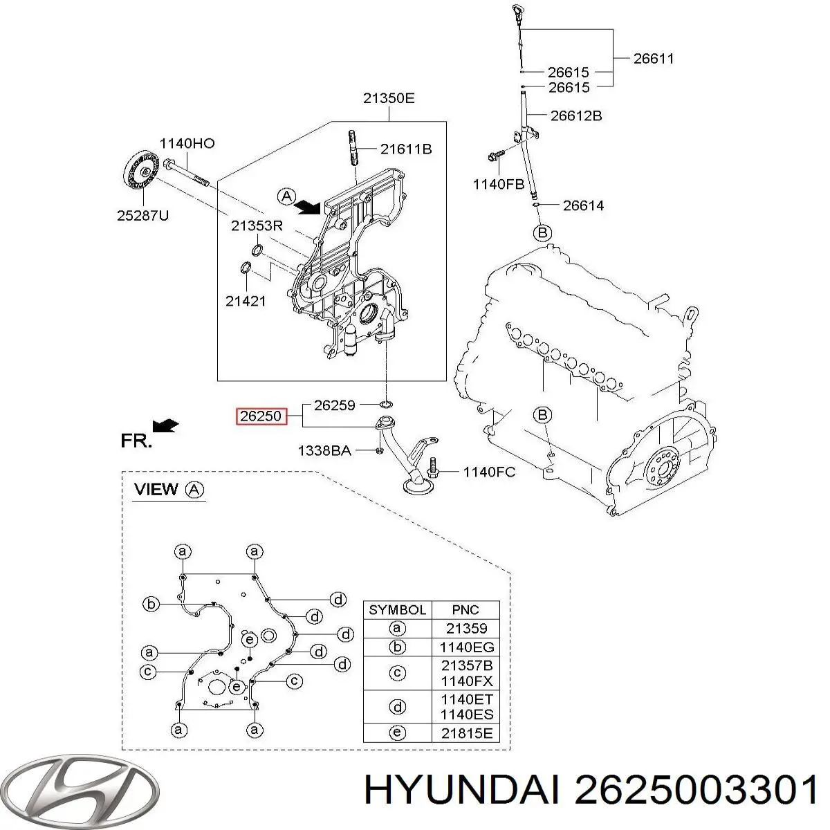 Купити 2625003301 Hyundai/Kia 